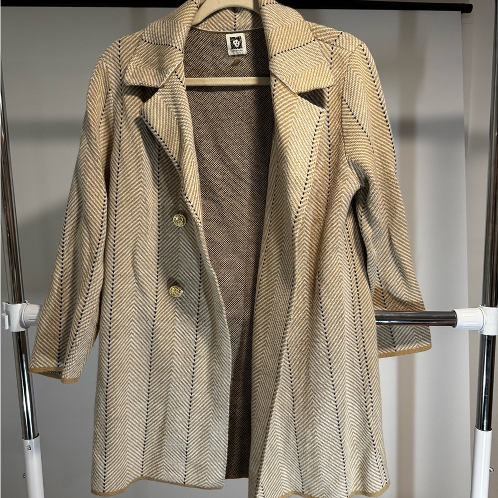 Anne Klein Herringbone Women's Coat